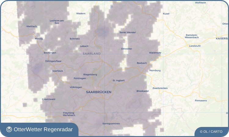 OtterWetter Regenradar-Widget Friedrichsthal