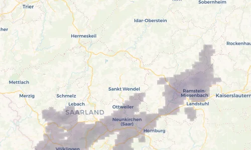 Regenradar Vorschaubild - Aktuelle Niederschläge in Furschweiler und Umgebung
