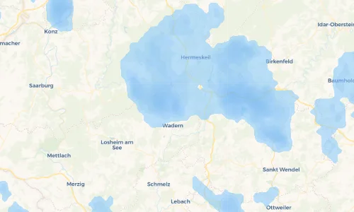 Regenradar Vorschaubild - Aktuelle Niederschläge in Gehweiler und Umgebung