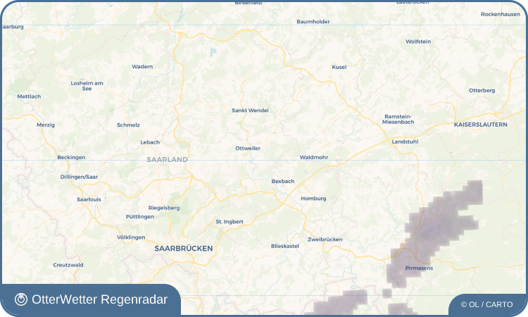 OtterWetter Regenradar-Widget Hangard