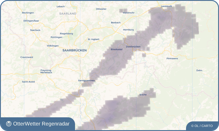 OtterWetter Regenradar-Widget Herbitzheim