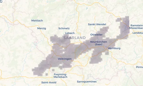 Regenradar Vorschaubild - Aktuelle Niederschläge in Hirtel und Umgebung