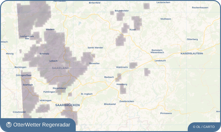 OtterWetter Regenradar-Widget Höchen