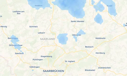 Regenradar Vorschaubild - Aktuelle Niederschläge in Hüttigweiler und Umgebung