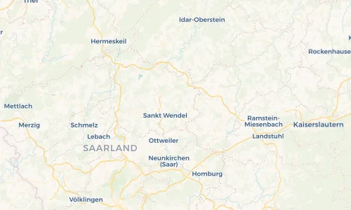 Regenradar Vorschaubild - Aktuelle Niederschläge in Leitersweiler und Umgebung