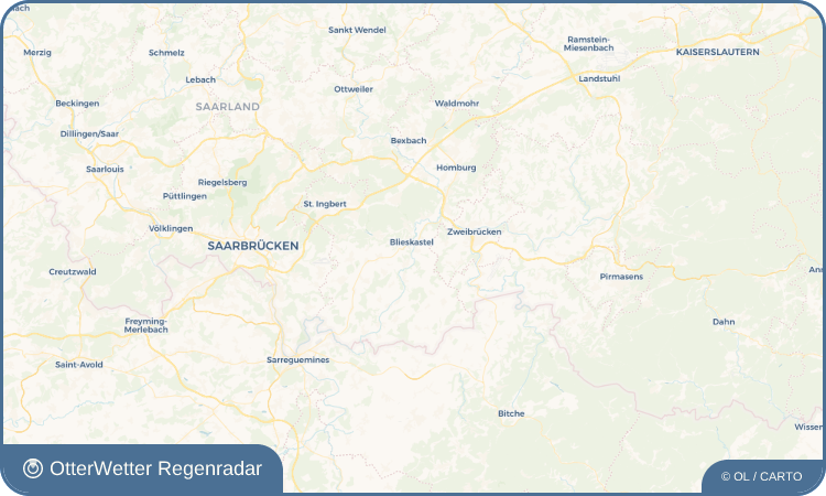 OtterWetter Regenradar-Widget Mimbach