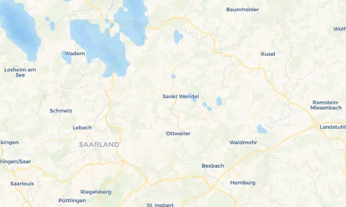 Regenradar Vorschaubild - Aktuelle Niederschläge in Oberlinxweiler und Umgebung