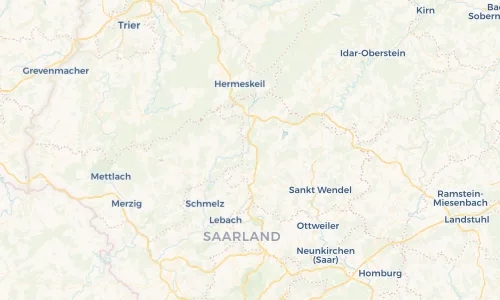 Regenradar Vorschaubild - Aktuelle Niederschläge in Primstal und Umgebung