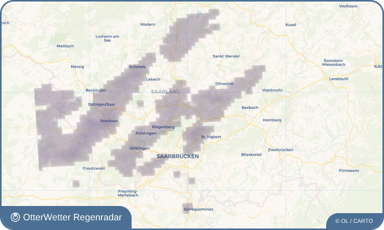OtterWetter Regenradar-Widget Quierschied