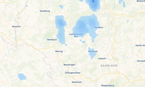 Regenradar Vorschaubild - Aktuelle Niederschläge in Rimlingen und Umgebung