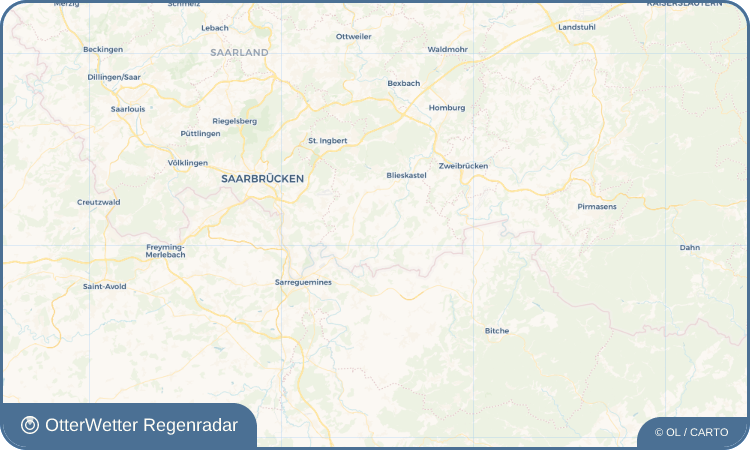 OtterWetter Regenradar-Widget Rubenheim