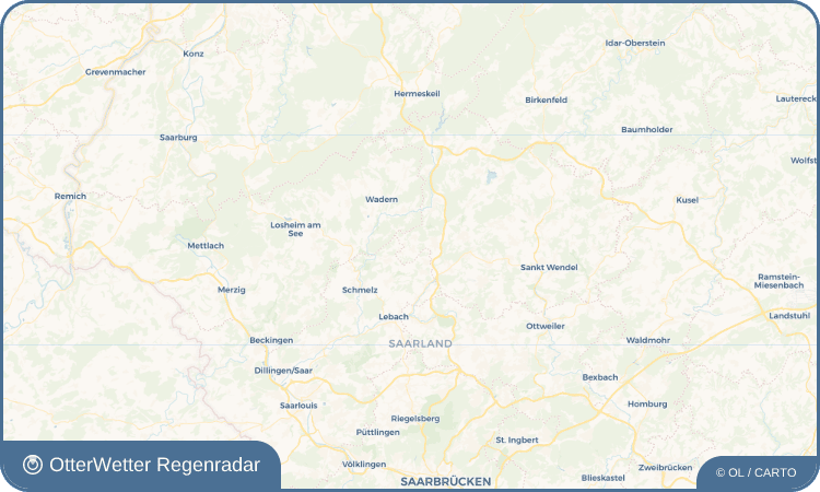 OtterWetter Regenradar-Widget Scheuern