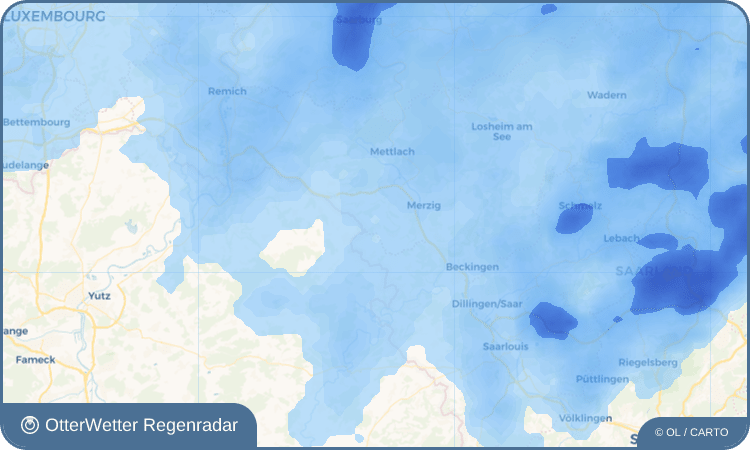 OtterWetter Regenradar-Widget Silwingen