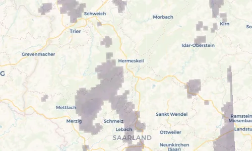 Regenradar Vorschaubild - Aktuelle Niederschläge in Sitzerath und Umgebung
