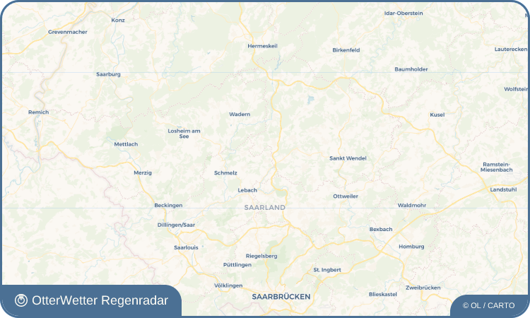 OtterWetter Regenradar-Widget Steinbach