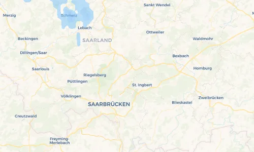 Regenradar Vorschaubild - Aktuelle Niederschläge in Sulzbach/Saar und Umgebung