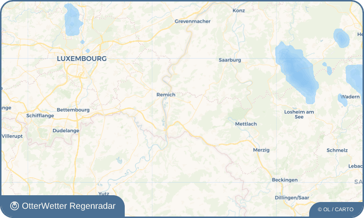 OtterWetter Regenradar-Widget Tettingen-Butzdorf