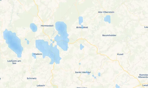 Regenradar Vorschaubild - Aktuelle Niederschläge in Türkismühle und Umgebung