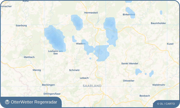 OtterWetter Regenradar-Widget Überroth-Niederhofen