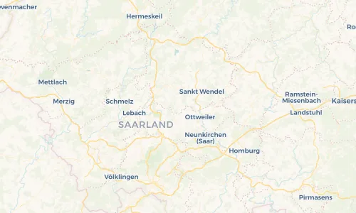 Regenradar Vorschaubild - Aktuelle Niederschläge in Urexweiler und Umgebung
