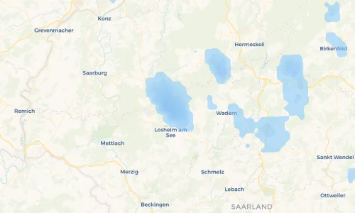 Regenradar Vorschaubild - Aktuelle Niederschläge in Waldhölzbach und Umgebung