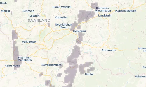 Regenradar Vorschaubild - Aktuelle Niederschläge in Webenheim und Umgebung