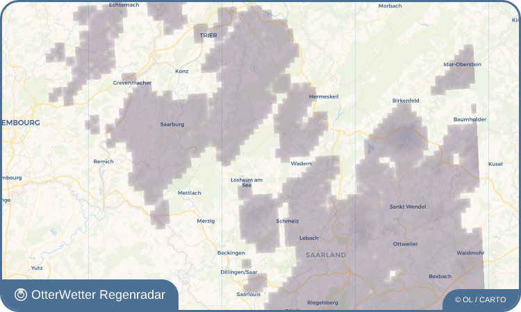 OtterWetter Regenradar-Widget Zwalbach