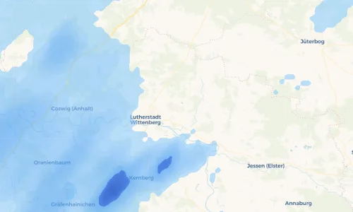 Regenradar Vorschaubild - Aktuelle Niederschläge in Abtsdorf und Umgebung