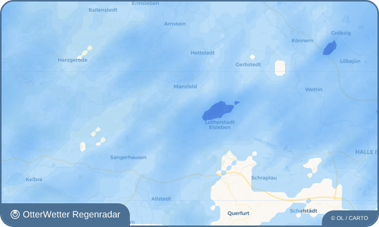 OtterWetter Regenradar-Widget Ahlsdorf