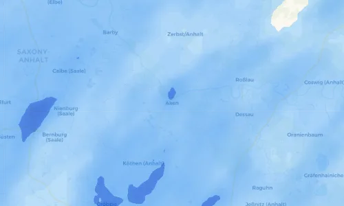 Regenradar Vorschaubild - Aktuelle Niederschläge in Aken und Umgebung