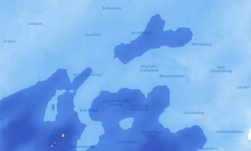 Regenradar Vorschaubild - Aktuelle Niederschläge in Albersroda und Umgebung
