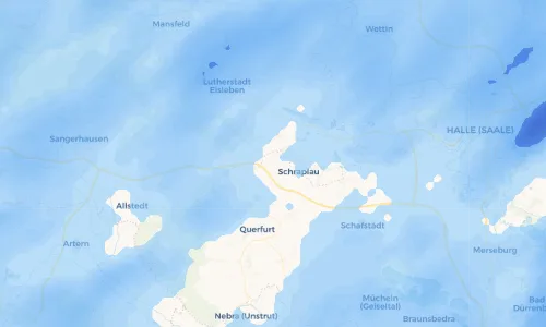 Regenradar Vorschaubild - Aktuelle Niederschläge in Alberstedt und Umgebung