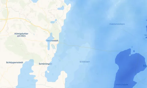 Regenradar Vorschaubild - Aktuelle Niederschläge in Alleringersleben und Umgebung