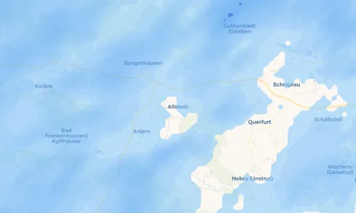 Regenradar Vorschaubild - Aktuelle Niederschläge in Allstedt und Umgebung
