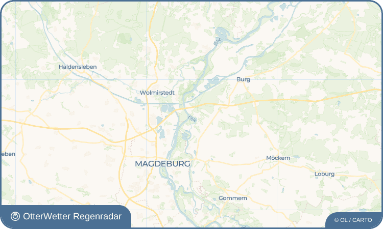 OtterWetter Regenradar-Widget Alt Lostau