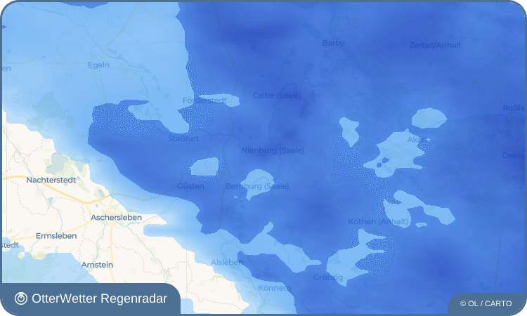 Wetter-Widget-Vorschau mit Vorhersagedaten für Altenburg
