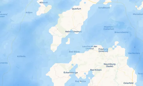 Regenradar Vorschaubild - Aktuelle Niederschläge in Altenroda und Umgebung