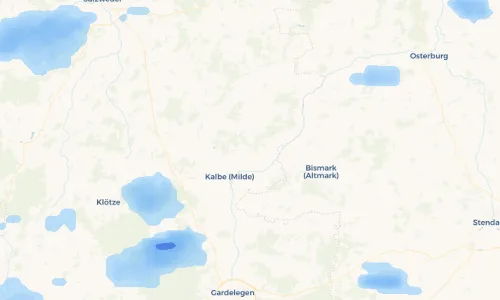 Regenradar-Vorschau: aktuelle Niederschläge in Altmersleben und Umgebung