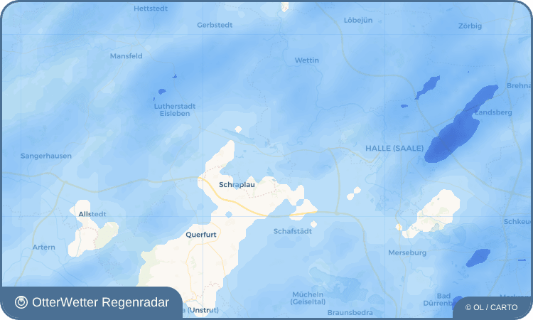 OtterWetter Regenradar-Widget Amsdorf