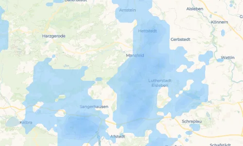 Regenradar-Vorschau: aktuelle Niederschläge in Annarode und Umgebung