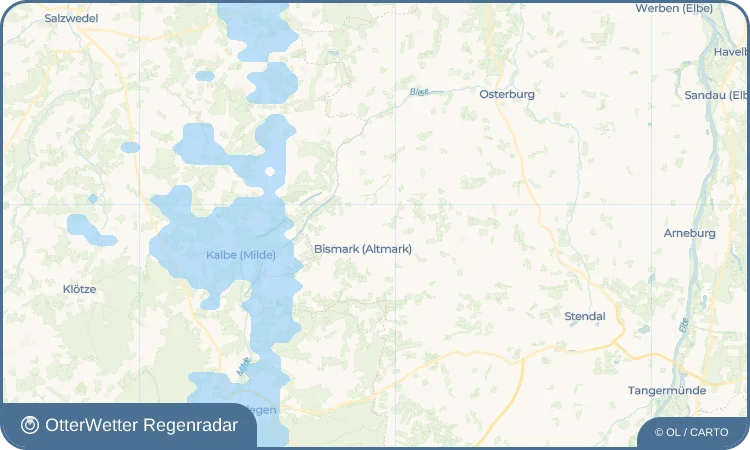 Wetter-Widget-Vorschau mit Vorhersagedaten für Arensberg