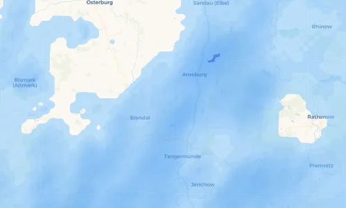 Regenradar Vorschaubild - Aktuelle Niederschläge in Arnim und Umgebung