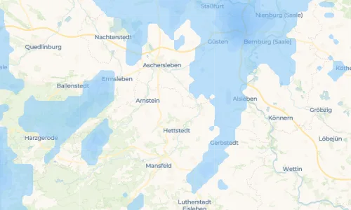 Regenradar-Vorschau: aktuelle Niederschläge in Arnstedt und Umgebung