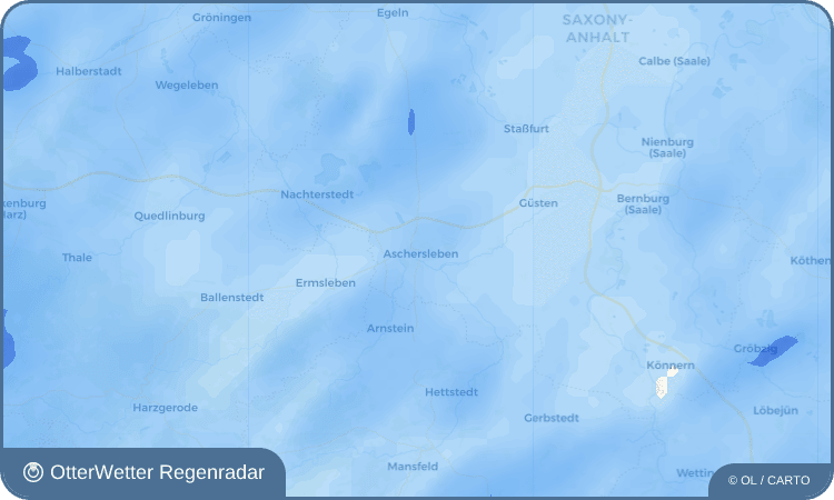 OtterWetter Regenradar-Widget Aschersleben