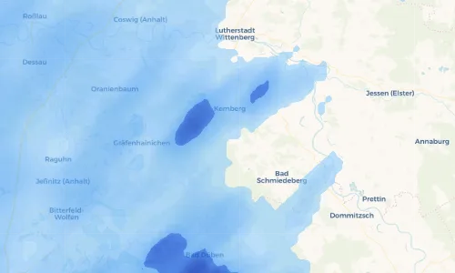 Regenradar Vorschaubild - Aktuelle Niederschläge in Ateritz und Umgebung