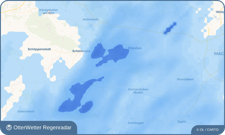 OtterWetter Regenradar-Widget Ausleben