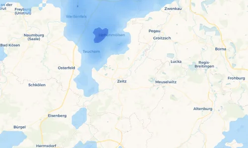 Regenradar Vorschaubild - Aktuelle Niederschläge in Aylsdorf und Umgebung