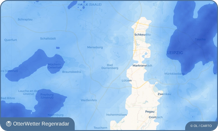 Widget-Vorschau für Bad Dürrenberg Wetter-Widget-Vorschau mit Vorhersagedaten für Bad Dürrenberg