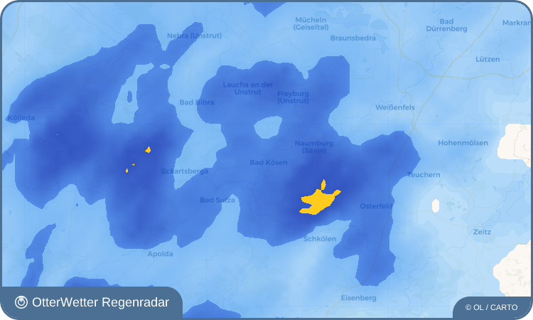 OtterWetter Regenradar-Widget Bad Kösen