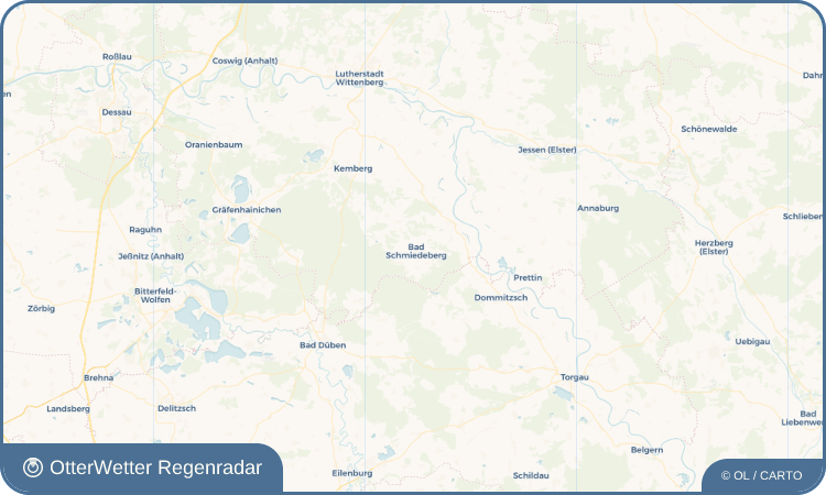 OtterWetter Regenradar-Widget Bad Schmiedeberg